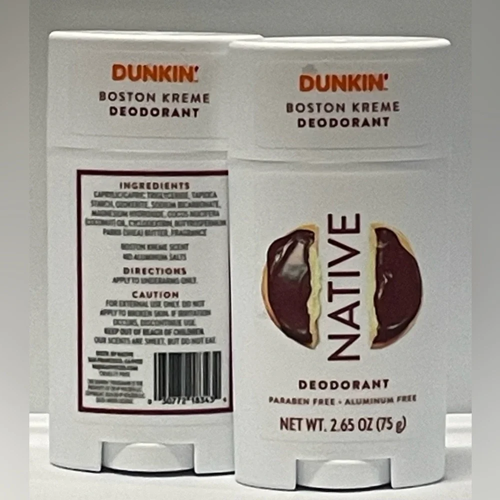 Native x Dunkin' Boston Kreme Scented Deodorant - 2.65oz (Pack of 2)